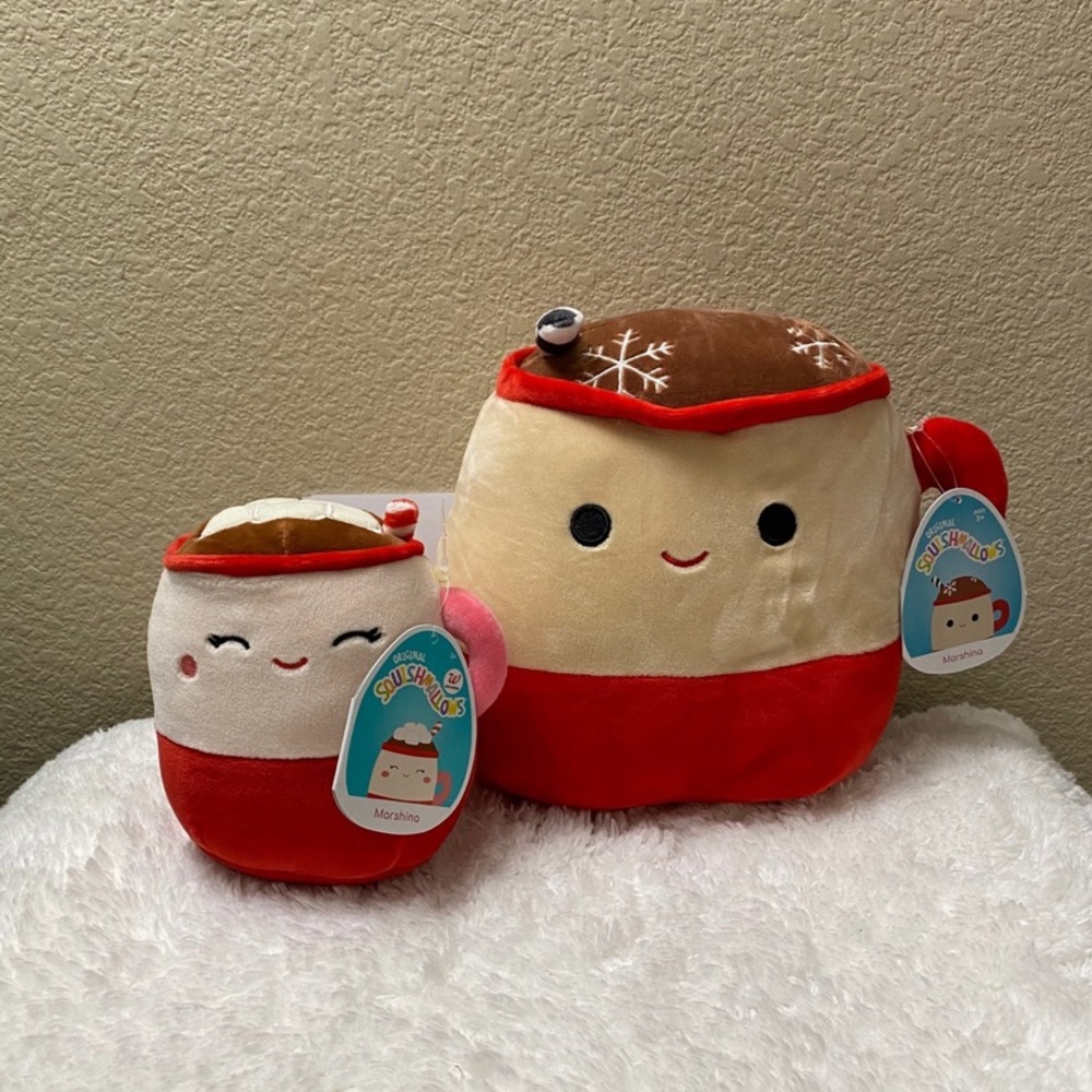 Marshina Squishmallow Set of 2 NWT